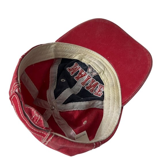 Vintage Maine Red & Blue Embroidered Adjustable Lobster Hat - Picture 5 of 8